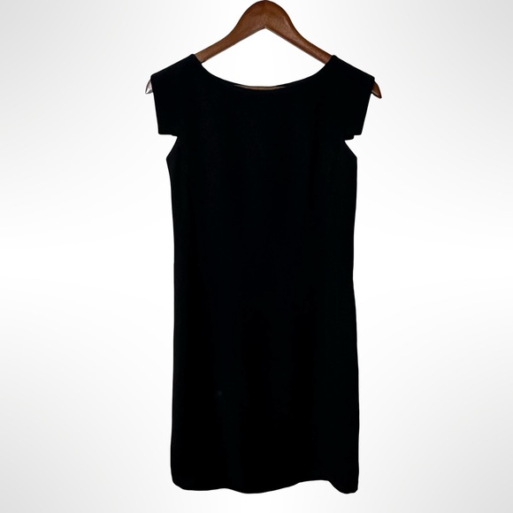 MM LaFleur The Sarah Dress Black Minimalist Sheath Size 0 Workwear Career Office - Picture 5 of 14